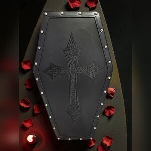 NWT Dolls Kill Dead Weight Coffin Weekender by Widow - Coffin Shape Bag